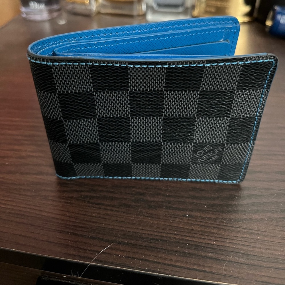 Louis Vuitton Damier Blue Slender wallet